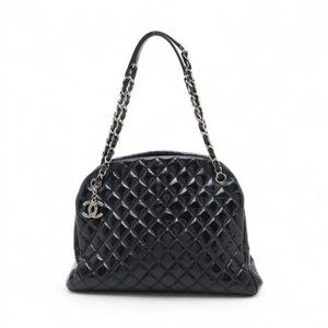 Chanel Mademoiselle Vintage Crinkled Calf Chain Shoulder Bag